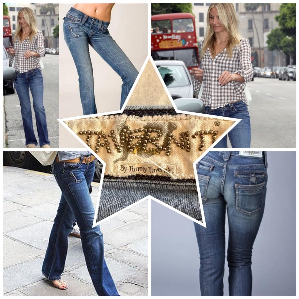 Y2k Taverniti So Janis Jeans 28x34 low rise Flare ASO Cameron Diaz Jessica Alba